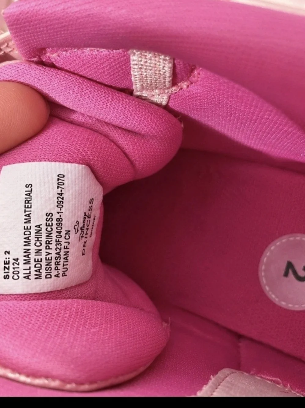 Girls' Pink 'Princess' Floral High-Top Boots